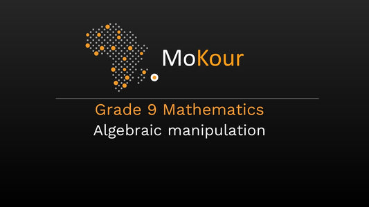 Grade 9 Mathematics: Algebraic manipulation