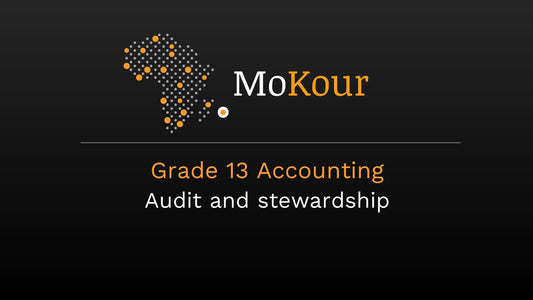Grade 13 Accounting: Audit and stewardship