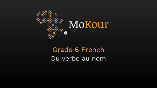 Grade 6 French: Du verbe au nom