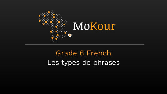 Grade 6 French: Les types de phrases