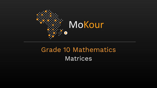 Grade 10 Mathematics: Matrices