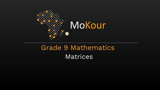 Grade 9 Mathematics: Matrices