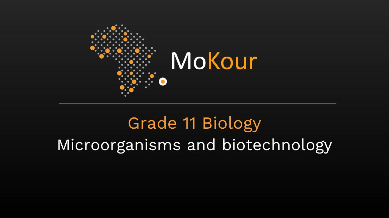 Grade 11 Biology: Microorganisms and biotechnology