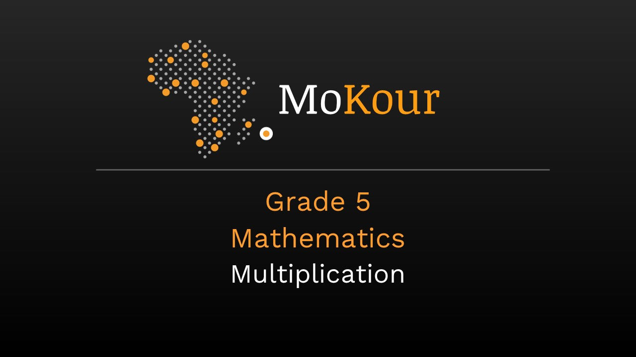 Grade 5 Mathematics: Multiplication