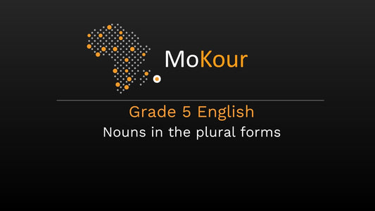 Grade 5 English: Nouns in the plural forms