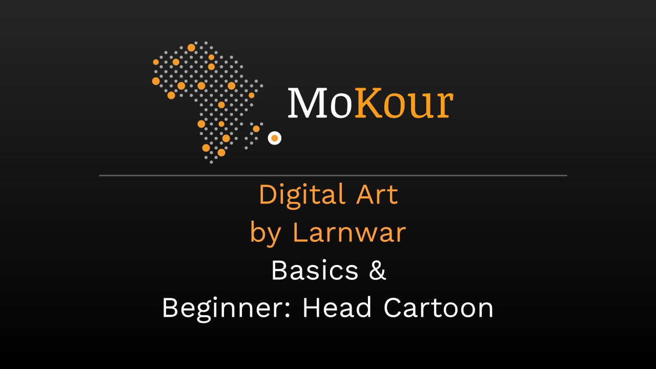 Digital Art by LARNWAR: Basics & Beginner: Head Cartoon